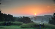 Gettysburg at sunrise. Gettysburg at sunrise. Photo 11017762 © Ronald Callaghan | Dreamstime.com